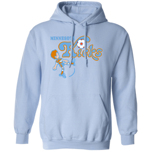 Minnesota Kicks Hoodie Pullover Classic NASL Soccer color Light Blue Minnesota Kicks Hoodie Pullover Classic NASL Soccer color Light Blue