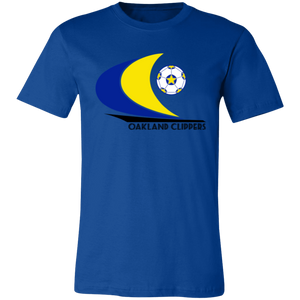 Oakland Clippers T-shirt Premium NASL Soccer color Royal Blue Oakland Clippers T-shirt Premium NASL Soccer color Royal Blue