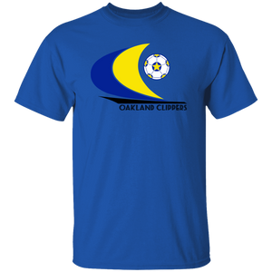 Oakland Clippers T-shirt Classic NASL Soccer color Royal Blue Oakland Clippers T-shirt Classic NASL Soccer color Royal Blue