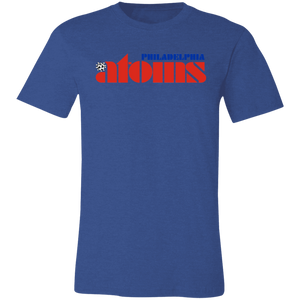Philadelphia Atoms T-shirt Premium NASL Soccer color Heather Royal Blue Philadelphia Atoms T-shirt Premium NASL Soccer color Heather Royal Blue