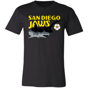 San Diego Jaws T-shirt Premium NASL Soccer color Black San Diego Jaws T-shirt Premium NASL Soccer color Black