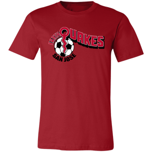 San Jose Earthquakes T-shirt Premium NASL Soccer color Canvas Red San Jose Earthquakes T-shirt Premium NASL Soccer color Canvas Red