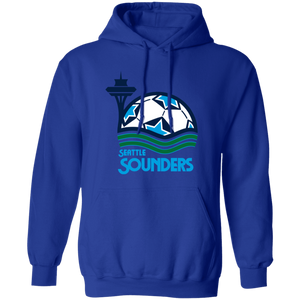 Seattle Sounders Hoodie Pullover Classic NASL Soccer color Royal Blue Seattle Sounders Hoodie Pullover Classic NASL Soccer color Royal Blue