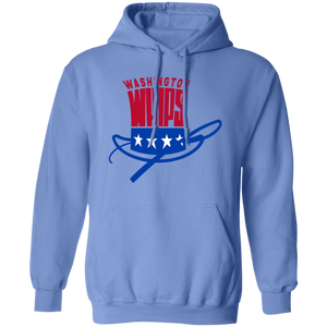 Washington Whips Hoodie Pullover Classic NASL Soccer color Carolina Blue Washington Whips Hoodie Pullover Classic NASL Soccer color Carolina Blue