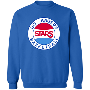 Los Angeles Stars Sweatshirt Classic Crewneck ABA Basketball color Royal Blue Los Angeles Stars Sweatshirt Classic Crewneck ABA Basketball color Royal Blue
