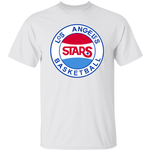 Los Angeles Stars T-shirt Classic ABA Basketball color White Los Angeles Stars T-shirt Classic ABA Basketball color White
