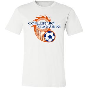 California Sunshine T-shirt Premium ASL Soccer color White California Sunshine T-shirt Premium ASL Soccer color White