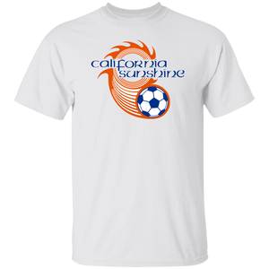 California Sunshine T-shirt Classic ASL Soccer color White California Sunshine T-shirt Classic ASL Soccer color White