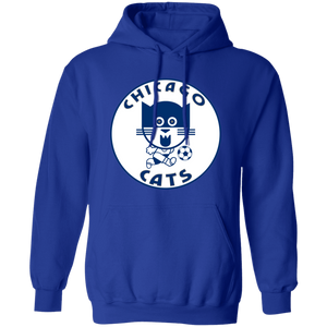 Chicago Cats Hoodie Pullover Classic ASL Soccer color Royal Blue Chicago Cats Hoodie Pullover Classic ASL Soccer color Royal Blue