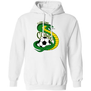Cleveland Cobras Hoodie Pullover Classic ASL Soccer color Irish White Cleveland Cobras Hoodie Pullover Classic ASL Soccer color Irish White