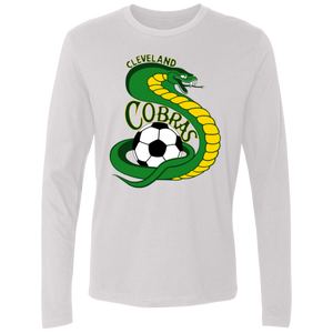 Cleveland Cobras Long Sleeve Shirt Legend ASL Soccer color White Cleveland Cobras Long Sleeve Shirt Legend ASL Soccer color White