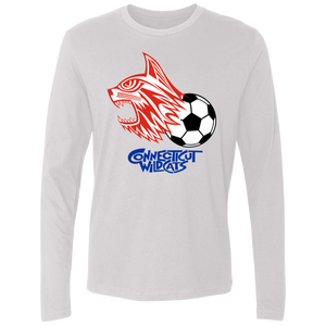 Connecticut Wildcats Long Sleeve Shirt Legend ASL Soccer color White Connecticut Wildcats Long Sleeve Shirt Legend ASL Soccer color White