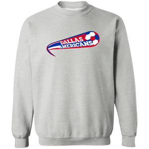 Dallas Americans Sweatshirt Classic Crewneck ASL Soccer color Sport Grey Dallas Americans Sweatshirt Classic Crewneck ASL Soccer color Sport Grey
