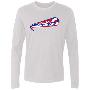 Dallas Americans Long Sleeve Shirt Legend ASL Soccer color White Dallas Americans Long Sleeve Shirt Legend ASL Soccer color White