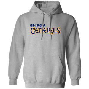 Georgia Generals Hoodie Pullover Classic ASL Soccer color Sport Grey Georgia Generals Hoodie Pullover Classic ASL Soccer color Sport Grey