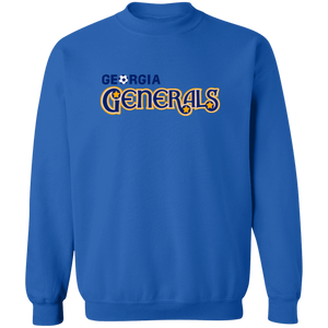 Georgia Generals Sweatshirt Classic Crewneck ASL Soccer color Royal Blue Georgia Generals Sweatshirt Classic Crewneck ASL Soccer color Royal Blue