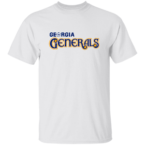 Georgia Generals T-shirt Classic ASL Soccer color White Georgia Generals T-shirt Classic ASL Soccer color White