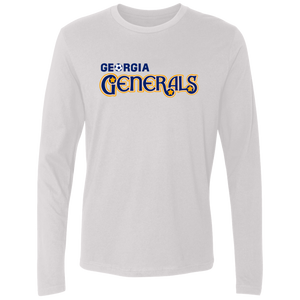 Georgia Generals Long Sleeve Shirt Legend ASL Soccer color White Georgia Generals Long Sleeve Shirt Legend ASL Soccer color White