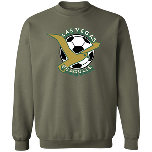 Las Vegas Seagulls Sweatshirt Classic Crewneck ASL Soccer color Military Green Las Vegas Seagulls Sweatshirt Classic Crewneck ASL Soccer color Military Green