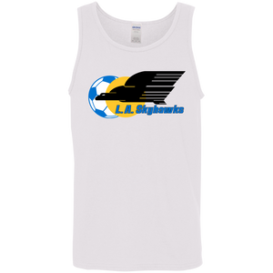 Los Angeles Skyhawks Tank Top Classic ASL Soccer color White Los Angeles Skyhawks Tank Top Classic ASL Soccer color White