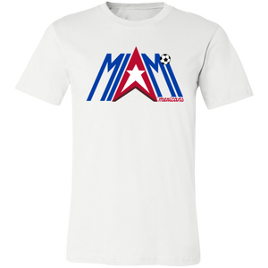 Miami Americans T-shirt Premium ASL Soccer color White Miami Americans T-shirt Premium ASL Soccer color White