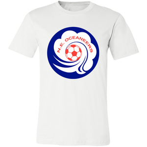 New England Oceaneers ASL T-shirt Premium American Soccer League Team Tee color White New England Oceaneers ASL T-shirt Premium American Soccer League Team Tee color White