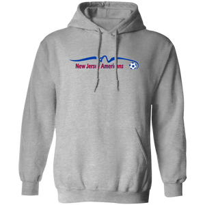 New Jersey Americans Hoodie Pullover Classic ASL Soccer color Sport Grey New Jersey Americans Hoodie Pullover Classic ASL Soccer color Sport Grey