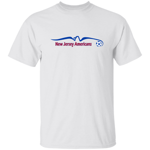 New Jersey Americans T-shirt Classic ASL Soccer color White New Jersey Americans T-shirt Classic ASL Soccer color White