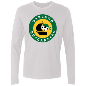 Oakland Buccaneers Long Sleeve Shirt Legend ASL Soccer color White Oakland Buccaneers Long Sleeve Shirt Legend ASL Soccer color White