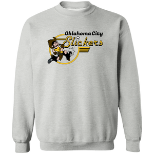 Oklahoma City Slickers Sweatshirt Classic Crewneck ASL Soccer color Sport Grey Oklahoma City Slickers Sweatshirt Classic Crewneck ASL Soccer color Sport Grey