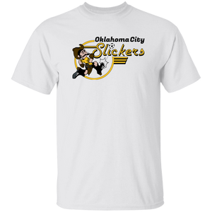 Oklahoma City Slickers T-shirt Classic ASL Soccer color White Oklahoma City Slickers T-shirt Classic ASL Soccer color White