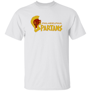 Philadelphia Spartans T-shirt Classic ASL Soccer color White Philadelphia Spartans T-shirt Classic ASL Soccer color White