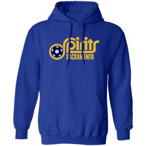Sacramento Spirits Hoodie Pullover Classic ASL Soccer color Royal Blue Sacramento Spirits Hoodie Pullover Classic ASL Soccer color Royal Blue