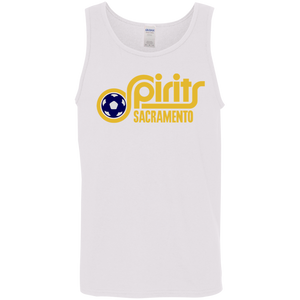 Sacramento Spirits Tank Top Classic ASL Soccer color White Sacramento Spirits Tank Top Classic ASL Soccer color White