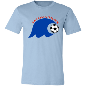 Tacoma Tides ASL T-shirt Premium American Soccer League Team Tee color Light Blue Tacoma Tides ASL T-shirt Premium American Soccer League Team Tee color Light Blue