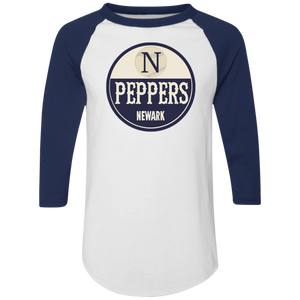 Newark Eagles Raglan Shirt Negro League Baseball color White/Navy Newark Eagles Raglan Shirt Negro League Baseball color White/Navy