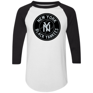 New York Black Yankees Raglan Shirt Negro League Baseball White/Black New York Black Yankees Raglan Shirt Negro League Baseball White/Black