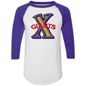 Cuban X-Giants Raglan Shirt Negro League Baseball color White/Purple Cuban X-Giants Raglan Shirt Negro League Baseball color White/Purple