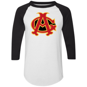 Chicago American Giants Raglan Shirt Negro League Baseball color White/Black Chicago American Giants Raglan Shirt Negro League Baseball color White/Black