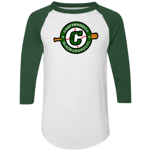 Chattanooga Black Lookouts Raglan Shirt Negro League Baseball color White/Dark Green Chattanooga Black Lookouts Raglan Shirt Negro League Baseball color White/Dark Green