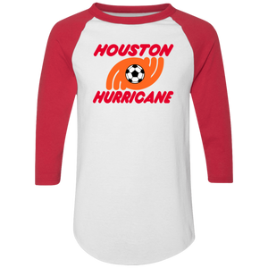 Houston Hurricane Raglan Shirt NASL Soccer color White/Red Houston Hurricane Raglan Shirt NASL Soccer color White/Red