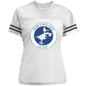 New England Gulls WBL Basketball Womens Replica Jersey color White/Black New England Gulls WBL Basketball Womens Replica Jersey color White/Black