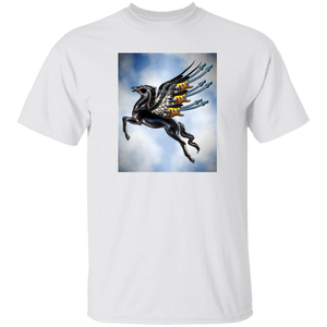 Pegasus Flying Guitar T-Shirt color White