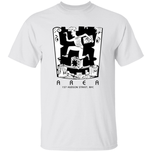 Area Club T-shirt New York City Nightlife Fashion Apparel color White Area Club T-shirt New York City Nightlife Fashion Apparel color White