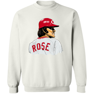 Pete Rose Sweatshirt Crewneck Pullover MLB Cincinnati Reds Baseball color White Pete Rose Sweatshirt Crewneck Pullover MLB Cincinnati Reds Baseball color White