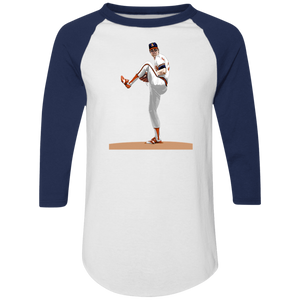Nolan Ryan Raglan Baseball Shirt 3/4 Sleeve MLB California Angels color White/Navy Nolan Ryan Raglan Baseball Shirt 3/4 Sleeve MLB California Angels color White/Navy