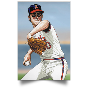 Nolan Ryan Poster Art | MLB Baseball Pitcher B1 Nolan Ryan Poster Art | MLB Baseball Pitcher B1