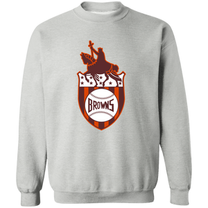 St. Louis Browns Sweatshirt Crewneck Pullover MLB Baseball Team color Sport Gray St. Louis Browns Sweatshirt Crewneck Pullover MLB Baseball Team color Sport Gray