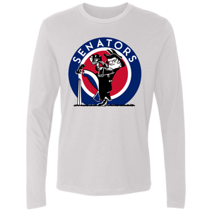 Washington Senators Long Sleeve Shirt MLB Baseball color White Washington Senators Long Sleeve Shirt MLB Baseball color White