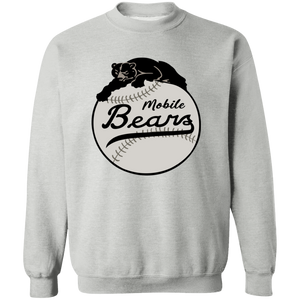 Mobile Black Bears Sweatshirt Crewneck Pullover Negro League Baseball color Sport Gray Mobile Black Bears Sweatshirt Crewneck Pullover Negro League Baseball color Sport Gray